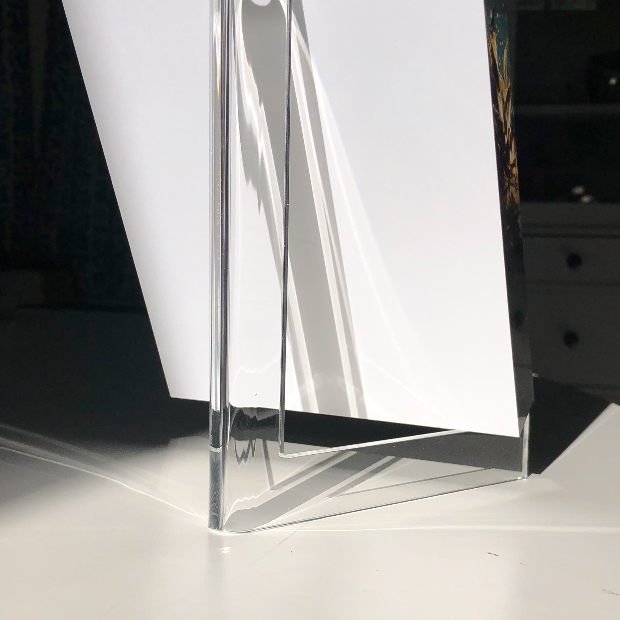 Lucite Block Easel