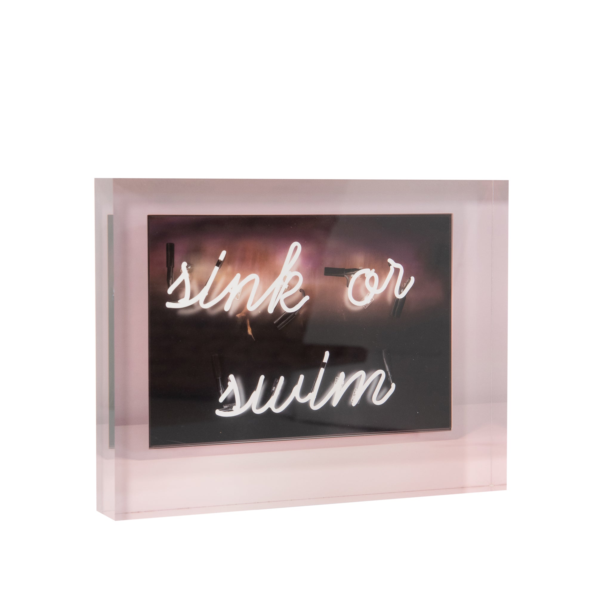 Lucite Block : Sink or Swim